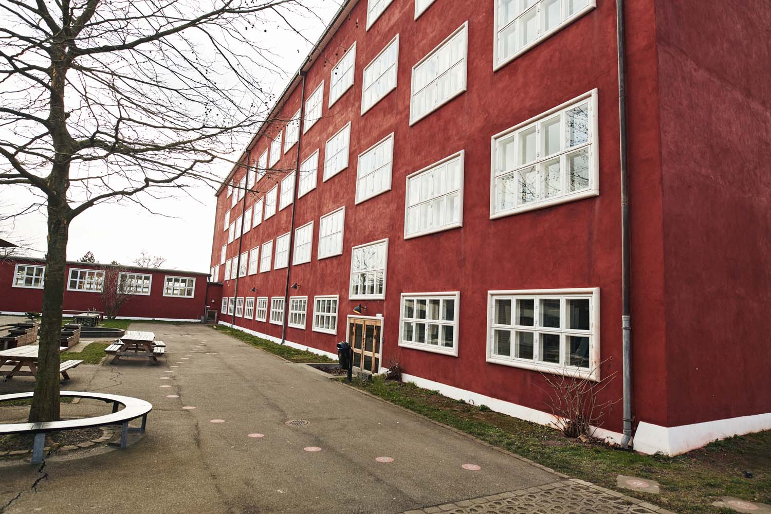 Skole Udendørs Broe